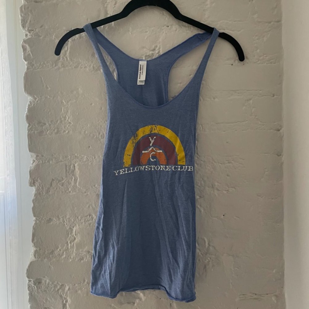 Yellowstone Club Big Sky Montana Womens Rainbow Tank XS